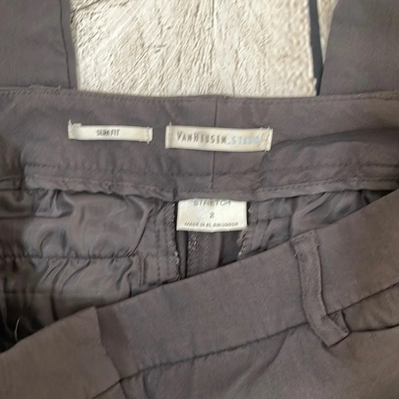 Van Heusen gray stretch pants 2 - Picture 4 of 4